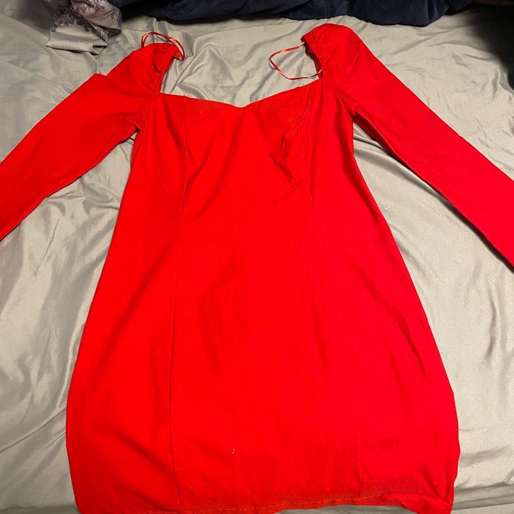 Women’s large red dress